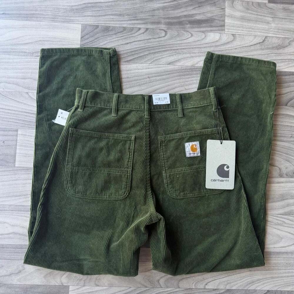 Carhartt WIP Simple Pant Green Corduroy Trousers